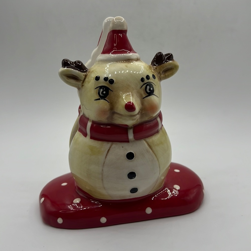 Johanna Parker Christmas Reindeer Napkin Holder